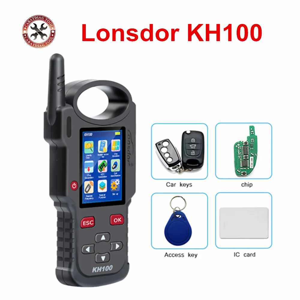 Программатор ручного дистанционного ключа Lonsdor KH100 имитирует чип/генерирует