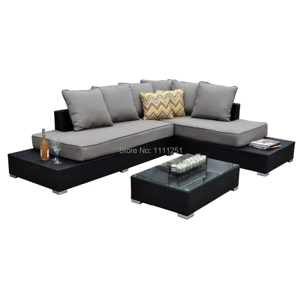 Soho Sectional Teras Sofa Furniture Meja Teras Taman Kolam Rotan Dan Sunbrella Table Type Table Calenderpool Table Used Aliexpress
