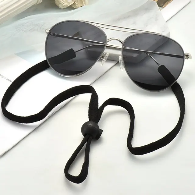 Buy 1PC Glasses String Black Cotton Adjustable