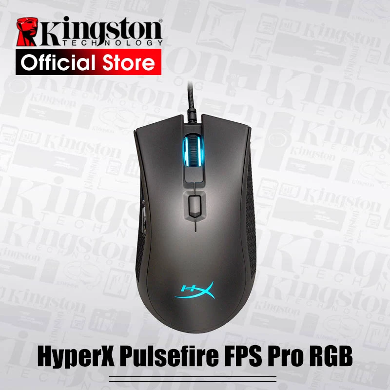 Kingston 33 Sensor Wired Mouse Hyperx Pulsefire Fps Pro Rgb Gaming Mouse With Native Dpi Up To Pixart E Sports Mouse Mice Aliexpress