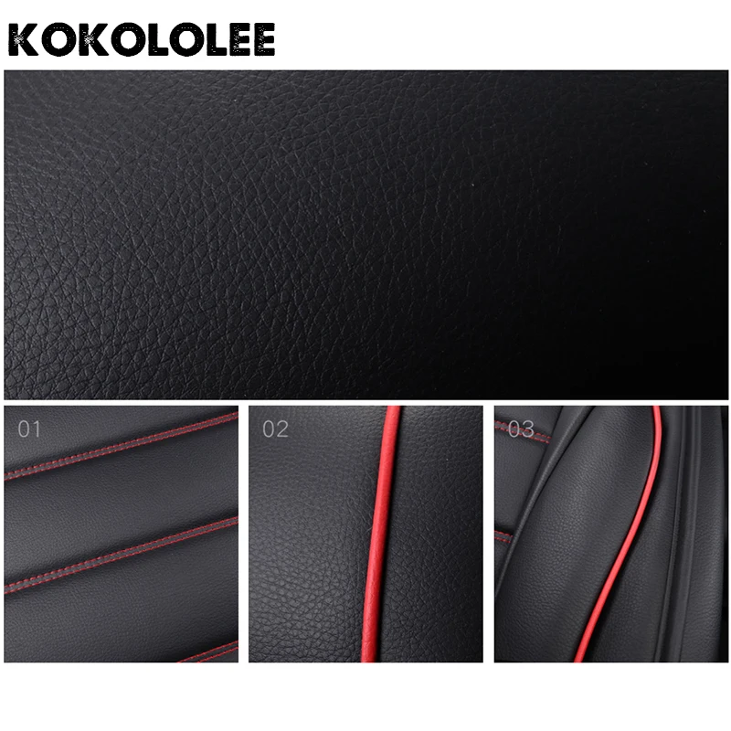 Чехлы на сиденья автомобиля kokolee из искусственной кожи для vw jetta 6 sx4 pajero sport hyundai