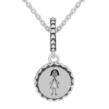 Сделай Сам бисер подвеска серебро 925 браслет Стерлинговое Серебро-ювелирные изделия мама палка фигура шарик для ювелирных изделий Berloque Perles