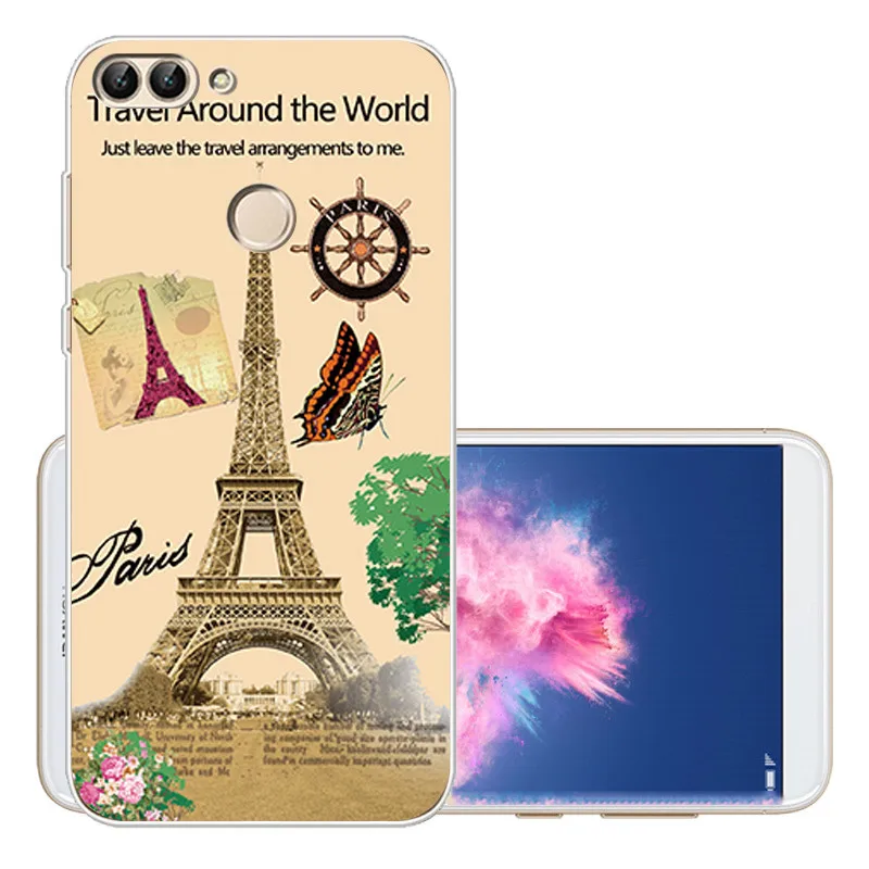 Arvin Soft Protective Case FOR Huawei P Smart Painting Silicone Back Cases FOR  Enjoy 7s FOR P9 lite Y3 Y5 Y6 2017 P8 lite 2017  (5)