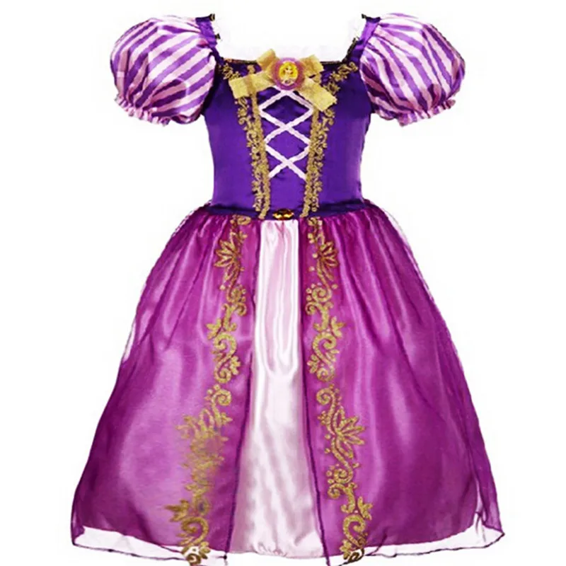 

2016 New Kids Girls Cinderella Dresses Party Costume Snow White Rapunze Princess Christmas Dress
