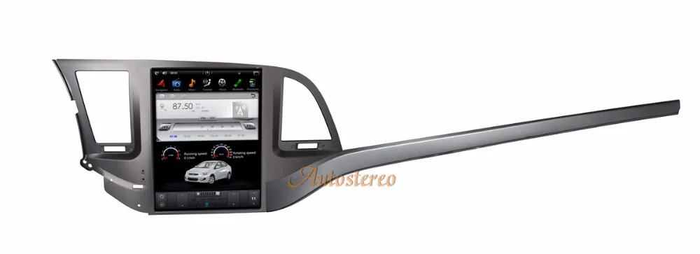 Clearance Android7.1 Tesla style 10.4 inch Car No DVD Player GPS Navigation For Hyundai ELANTRA 2016 2017 2018 radio stereo multimedia 2