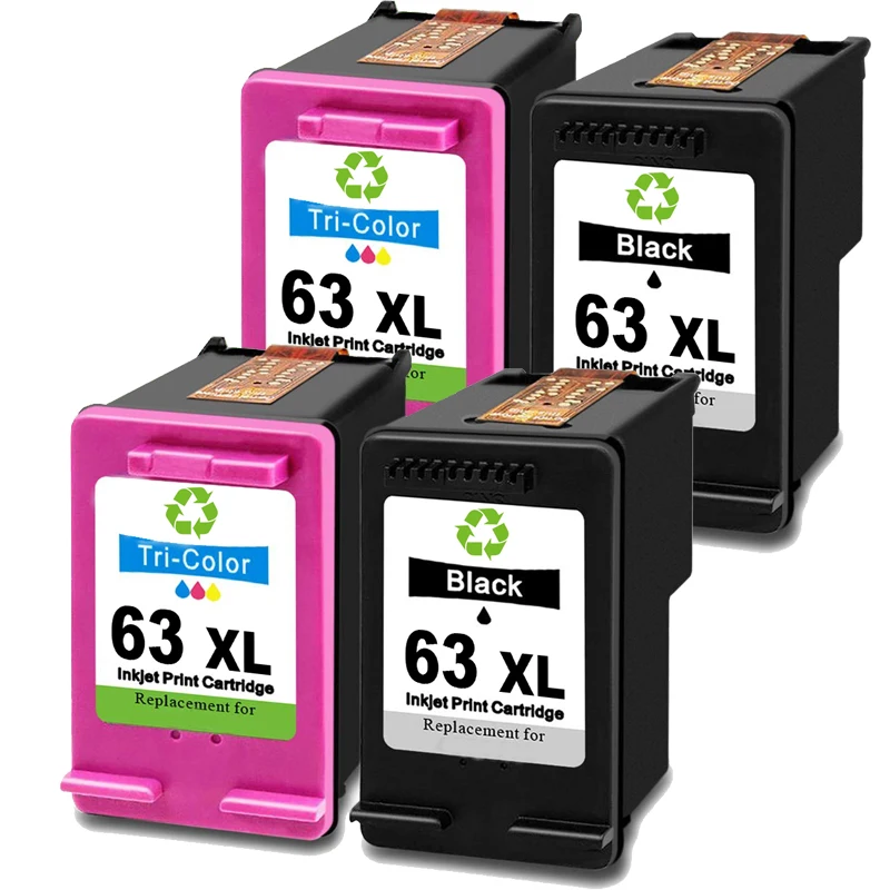 Cartucho de tinta Compatible HP 63 XL para HP Officejet Oficina Jet 5220,5230  de 5232,5252 de 5255,5258 de 5264,3830 de 3831 de 3832 de 3833|Cartuchos de  tinta| - AliExpress
