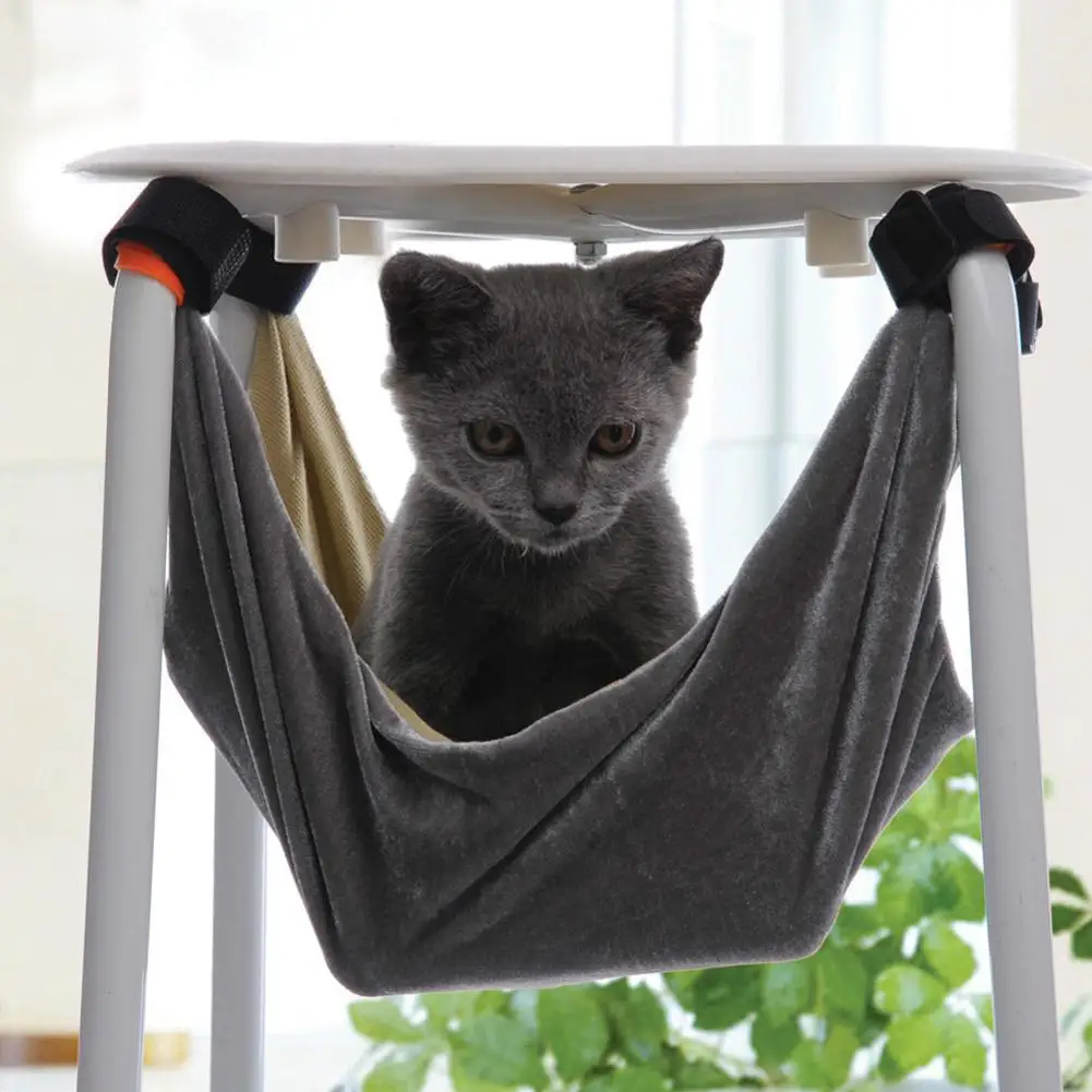 Кошка кровать для домашнего питомца, котенка, кошки гамак съемный Висячие мягкие клетки кровати для стула Китти крыса маленькие качели для домашних животных