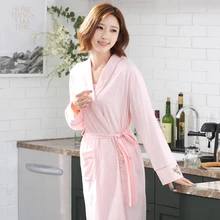 Розовый новейший женский кимоно, халат для подружки невесты, Свадебный халат, однотонный ночной халат, хлопковое модальное ночное белье, большие размеры M, L, XL, XXL, 3XL