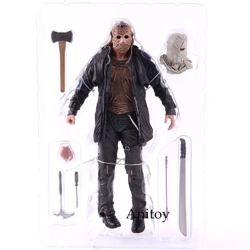 NECA Friday the 13th Jason Voorhees фигурка 2009 Делюкс издание ПВХ Ужасы коллекционные вещи модель игрушки