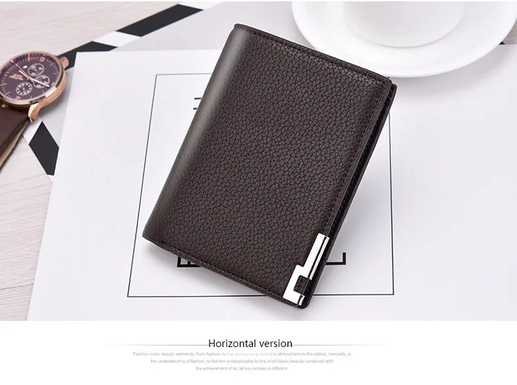 Мужской тонкий кошелек billetera hombre erkek cuzdan, маленькие кошельки porte feuille homme, мужской кошелек carteira masculina, мужской кошелек