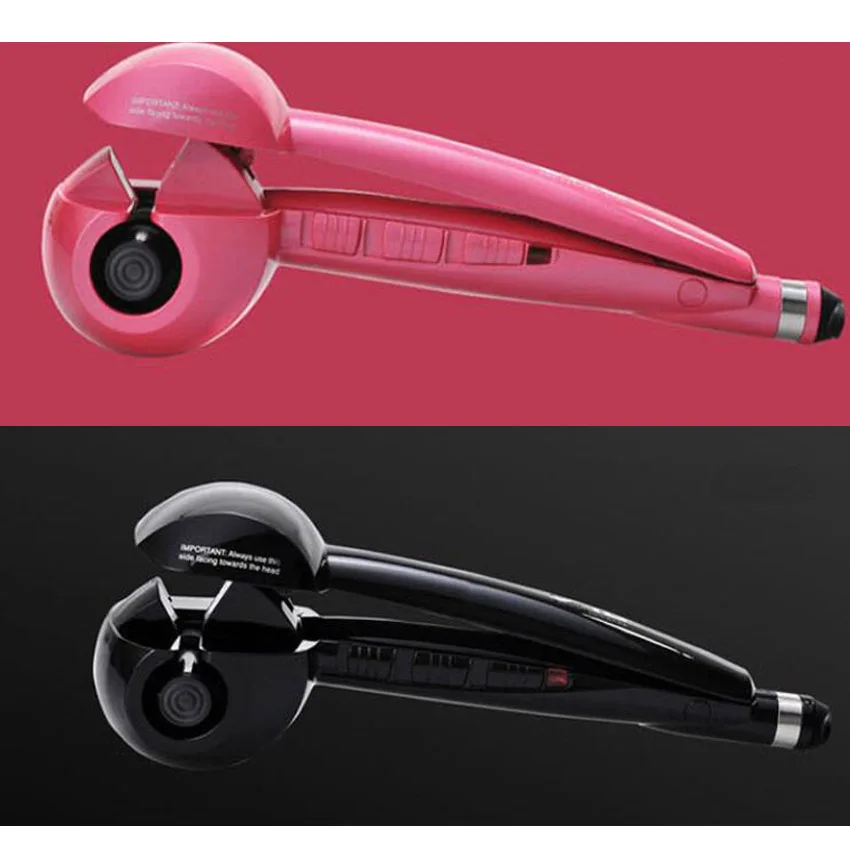 

New Makeup Women Pro Perfect Curl Iron Stylist Tools Black Red Hair Curling Machine Hairdressing Tools 110V - 240V US/UK/EU Plug