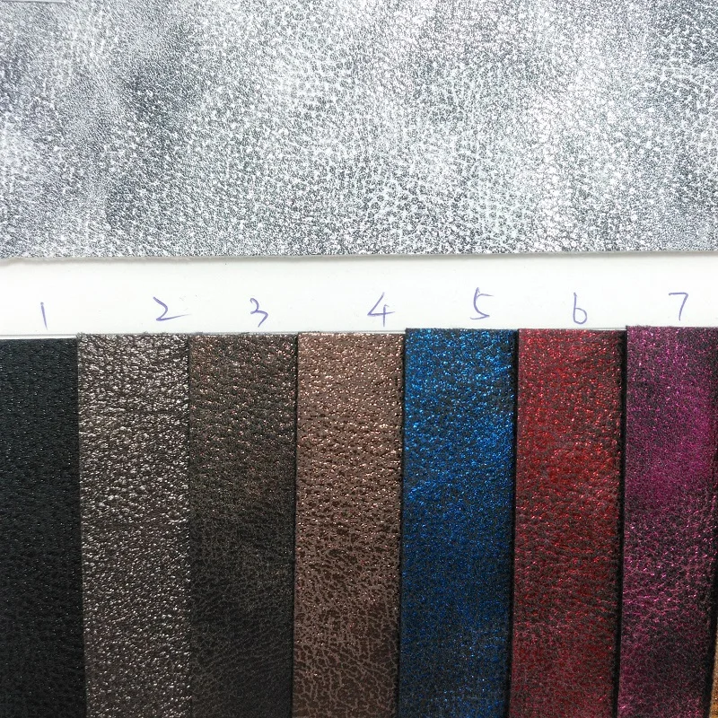 91x134cm Synthetic Leather, Metallic Leather, PU Leather For DIY