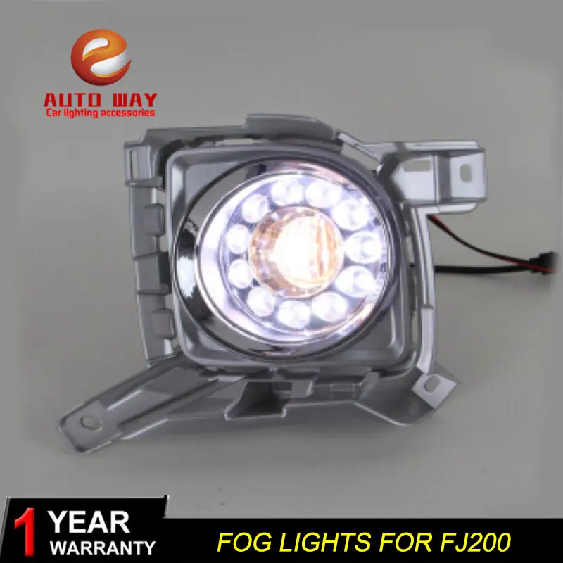 12V 6000k LED DRL дневные ходовые огни чехол для Toyota LAND CRUISER FJ200 FJ150 противотуманная фара