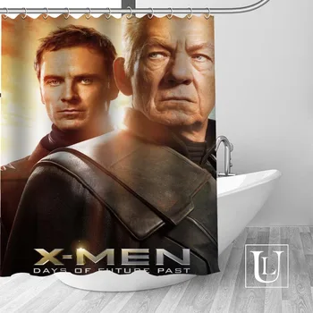 

Custom x men Curtain Fabric Modern Shower Curtain bathroom beautiful Curtains Bath decor Polyester Cloth Waterproof
