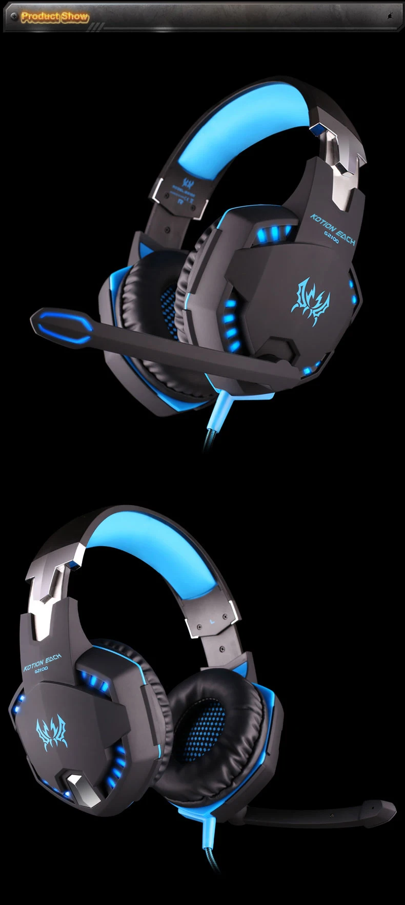 Vibration Function Professional Gaming Headphone 17