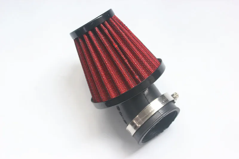 48MM Partol Motorcycle Air Filter 48mm Universal Red Air Cleaner Intake Filter For Scooter