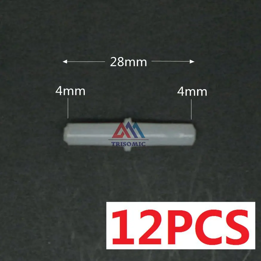 12 шт. 4 мм прямой разъем Пластик установки Материал pe Пластик силиконовый шланг ПВХ трубы Столяр установки аквариум