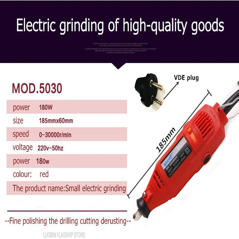 BDCAT 180W Electric Dremel Mini Drill polishing