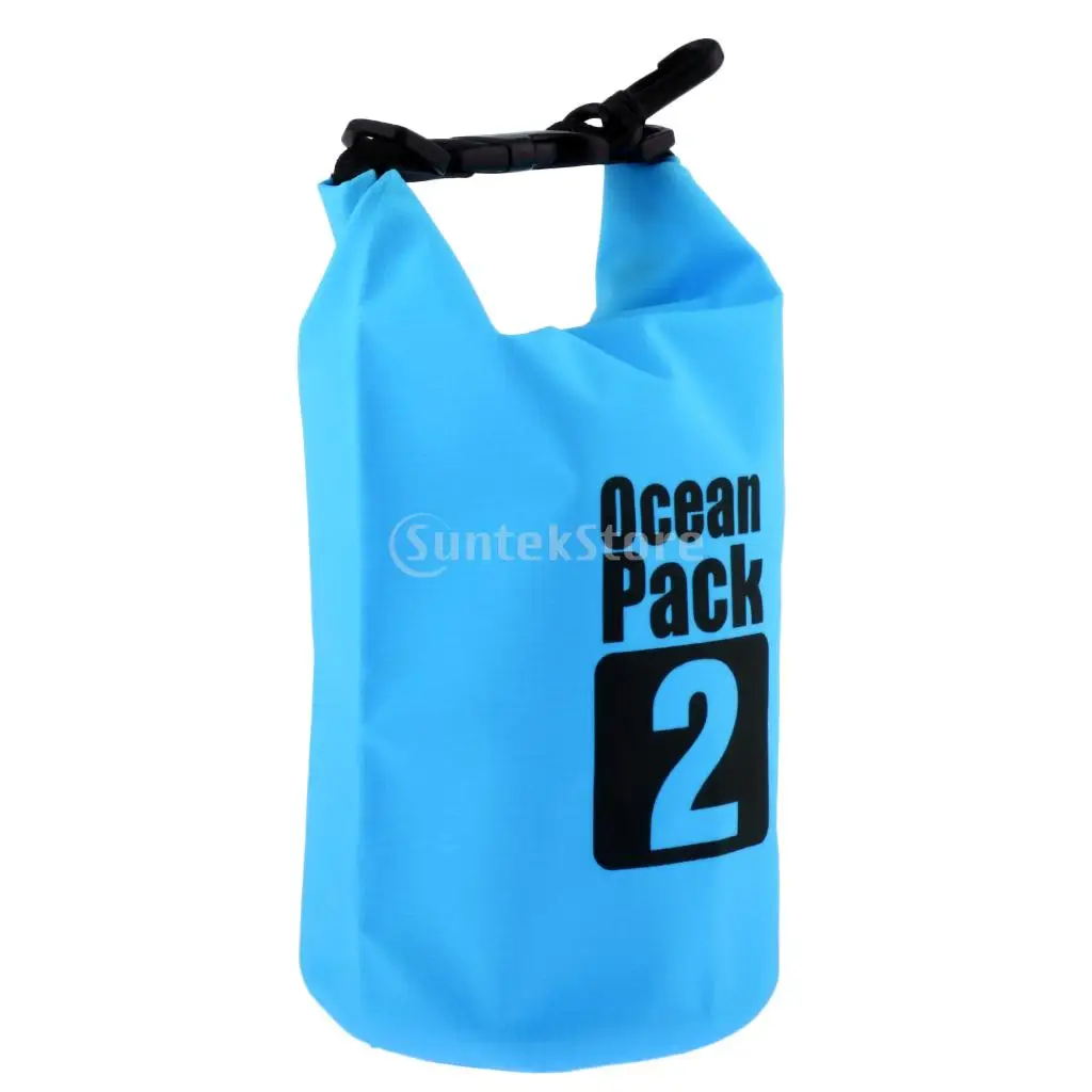 2L Ultralight Portable Waterproof Dry Bag Stuff Sack for Kayak/Boat/Canoeing/Fishing/Sailing/Camping/Hiking/Travel/Floating