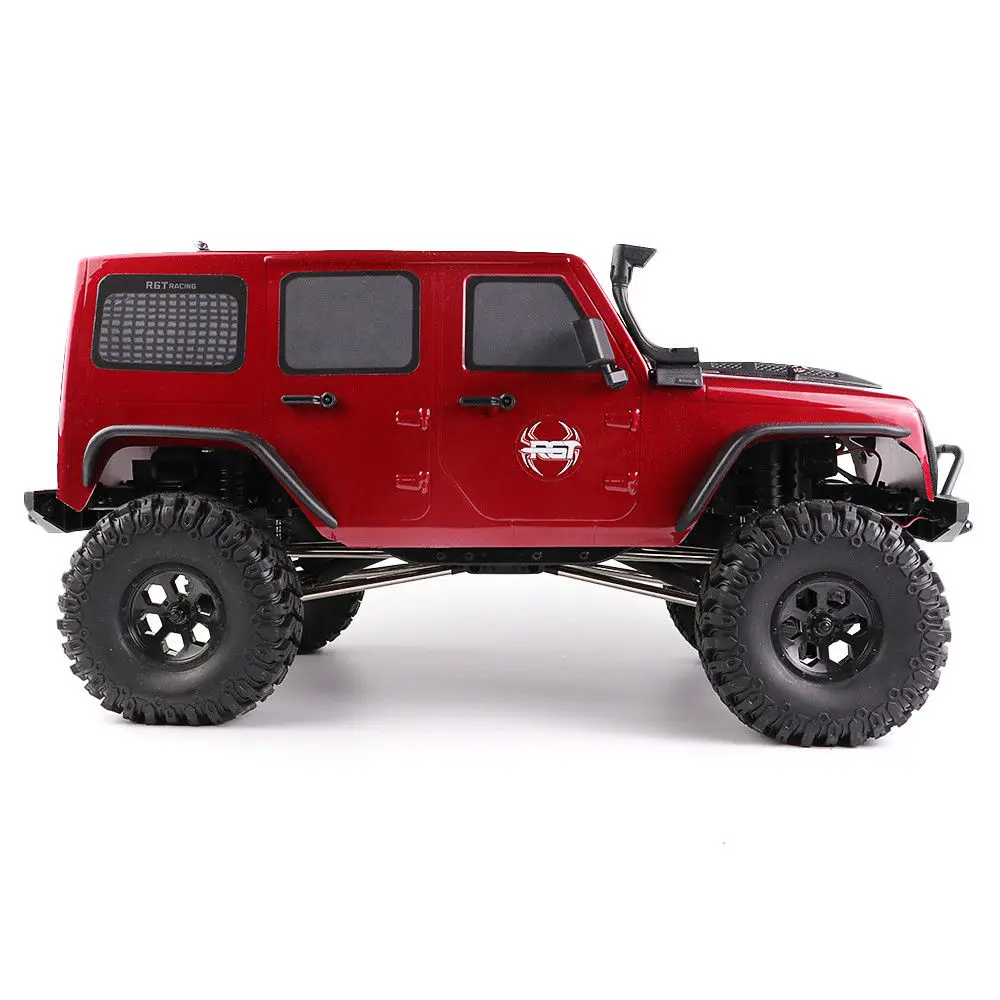 RGT Радиоуправляемый гусеничный 1:10 масштаб 4wd Rc Rock Cruiser EX86100 313 мм Колесная база гусеничный внедорожный монстр грузовик RTR 4x4 водонепроницаемый Радиоуправляемый автомобиль