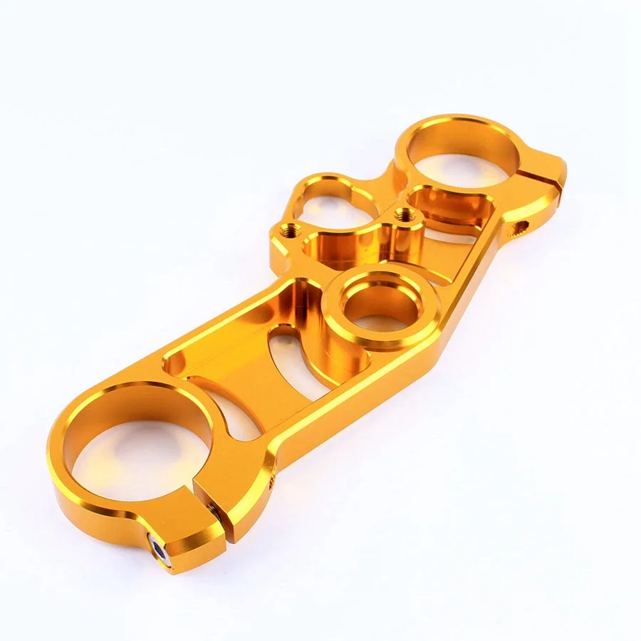 

For Suzuki GSXR600/750 06-09 GSXR1000 07-08 With Gold Front Upper Triple Tree Top Clamp Motrocycle Part