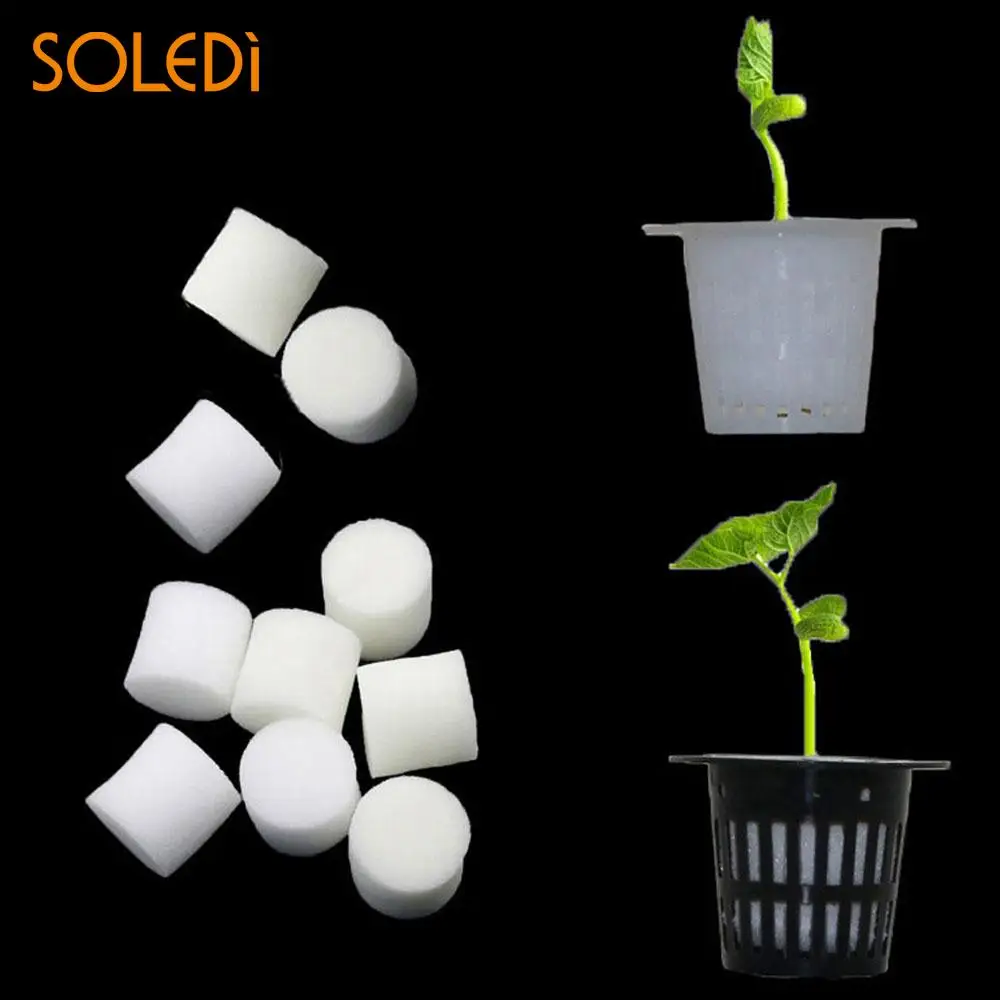 

10pcs Foam Soilless Hydroponic Cloning Collar Foam Insert Plant Collar Foam Mini Seeding Accessories Hydroponics Sponge