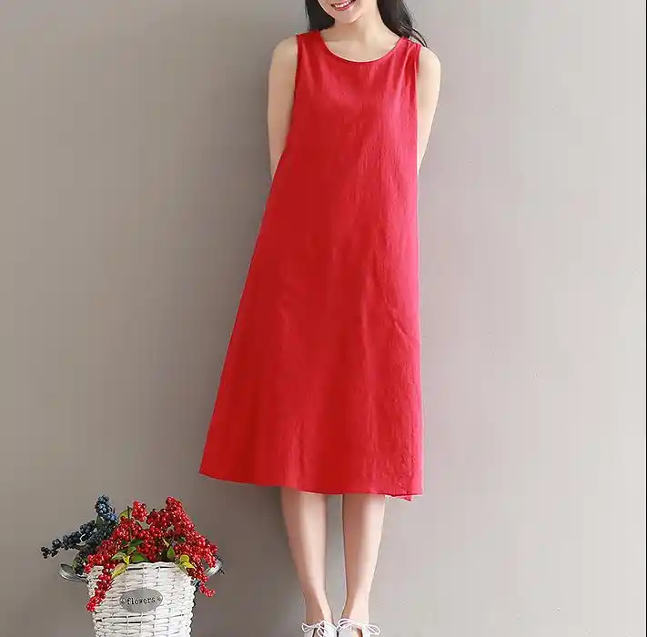linen sundress plus size