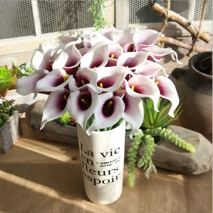 Искусственный цветок из искусственной кожи calla искусственные цветы для