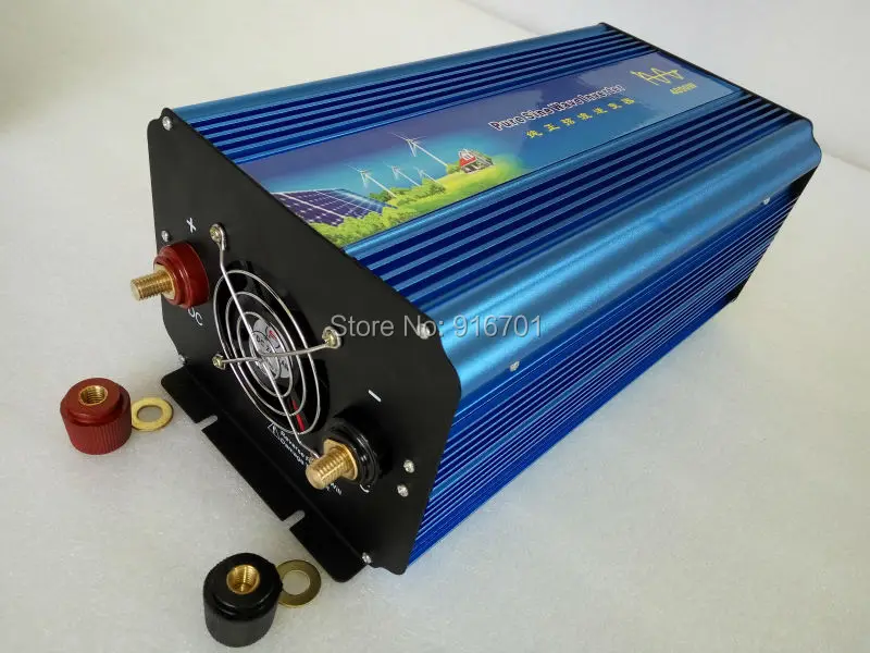 

Double digital display 8000W Peak Car Power Inverter 4000w DC12V/24V/48V TO AC220V/110V Pure Sine Wave Converter