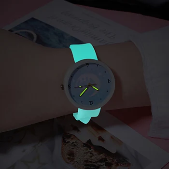 

Children's Quartz Watches Luminous Silicone Band Kids Watches Girls Cartoon Lovely Minimalist Creative Montre Enfant Wholesale