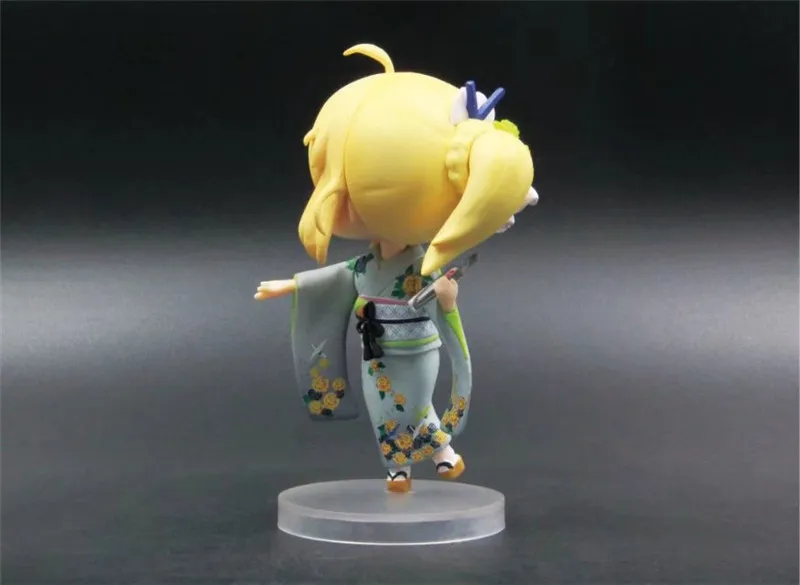 Fate Stay Night Chara Forme Plus Saber Tohsaka Rin Wafuku PVC Action Figure Model Toys Kawaii Saber Girl Dolls Brinquedos Gift 11 (1)