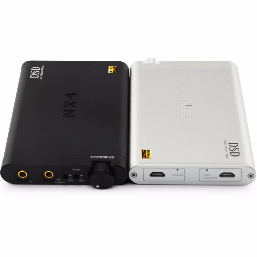 NEW Topping NX4 DSD XMOS-XU208 Chip DAC ES9038Q2M Chip Portable USB DAC DSD Decoder Amplifier Headphone AMP Amplifier