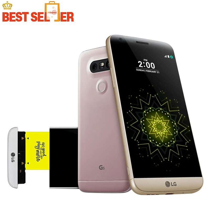 Оригинальный разблокирована LG G5 H850 H840 ЕС 4G LTE мобильных телефонов Snapdragon 652 Quad-core 32