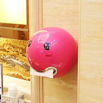 

Tissue Box ABS Cute Ball Paper Box Hygienic Paper Storage Container Living Room Bathroom YU-Home