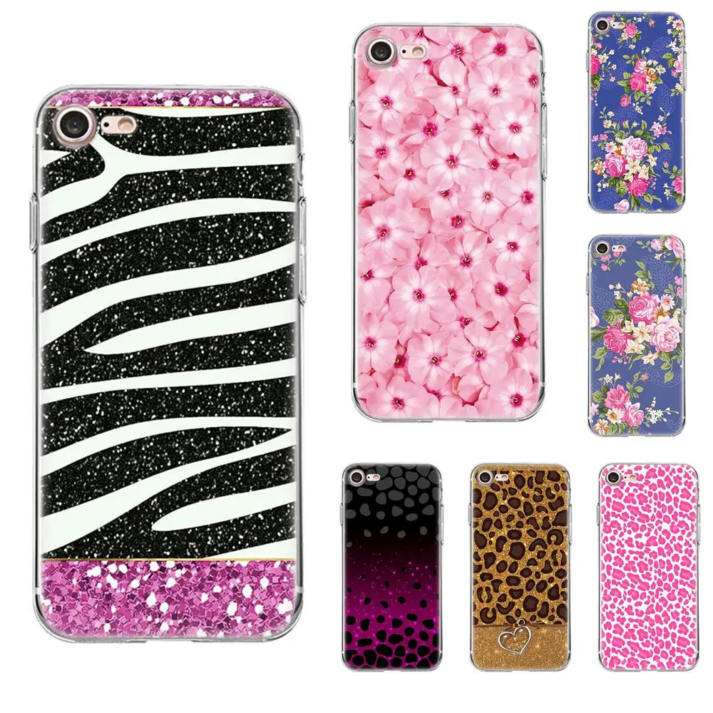 

TPU 2017 New Arrival For Huawei G8 Honor 5C 5X 6 6X 7 8 9 Y5II Mate 9 P8 P9 P10 P20 Lite Plus 2017 Sexy flowers Leopard Print