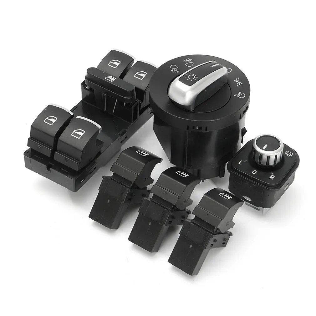 Chrome Euro Headlight Switch Control for carin Car Switches & Relays