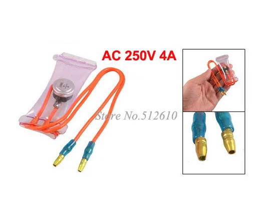 

BC6014 2 Wires Lead -4C Refrigerator Defrost Thermostat Switch 250V 4A