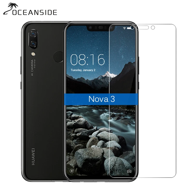 2 шт. для HUAWEI Nova 3 3i полное покрытие закаленное стекло протектор экрана 3d Защитная
