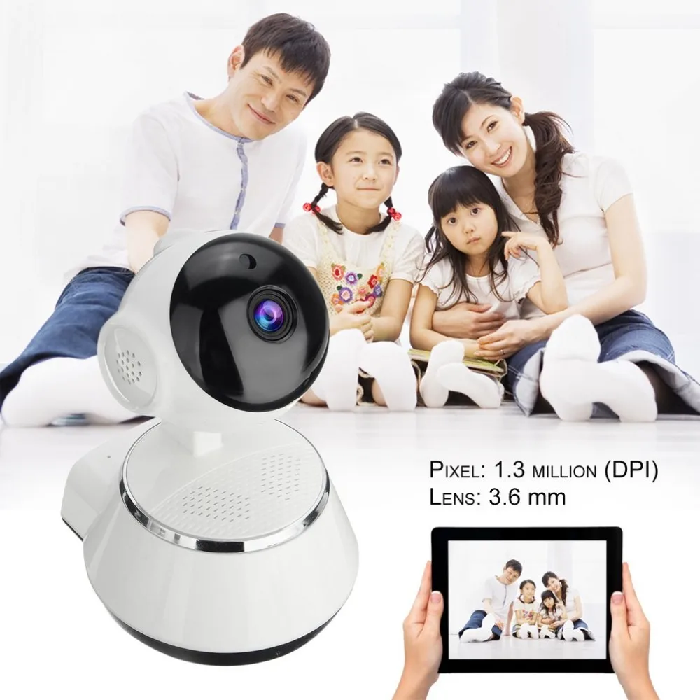 720P HD Wireless Wifi IP Camera Home Security Surveillance Camera 3.6mm Lens Wide Angle Indoor Camera Support Night Vision