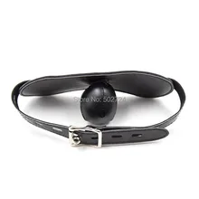 Adult Games Black Mouth Gag Oral Bite Atuffed For Sex Flirting Mouth Port Plug Toy