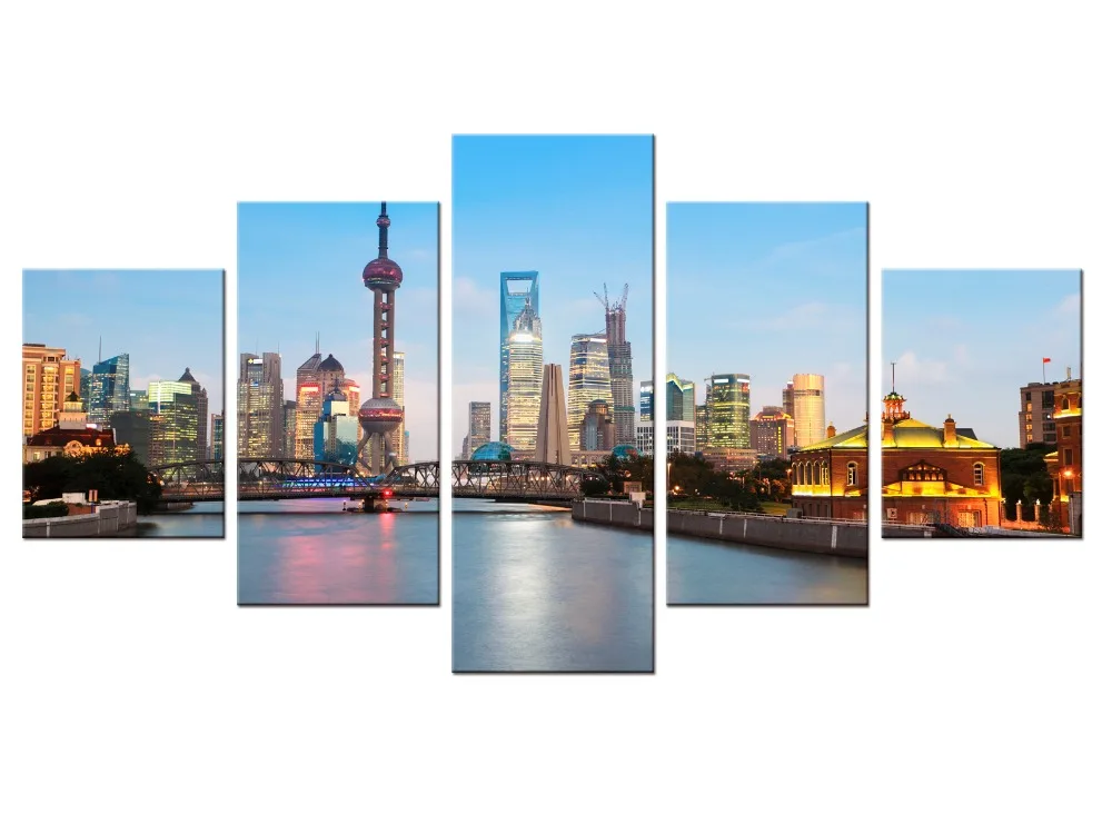 5 pieces framed Wall Art Picture Gift Home Decoration Canvas Print