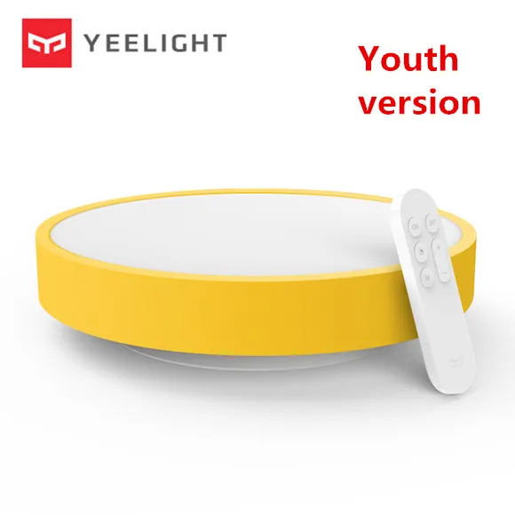 

Original Xiaomi Yeelight Ceiling Light Youth version Lamp IP60 Dustproof WIFI And Bluetooth Wireless Smart APP Remote Control