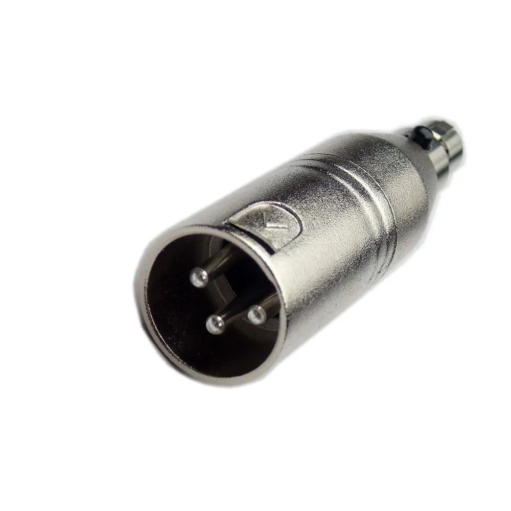 10 шт./лот 3PIN XLR папа к Mini микрофон аудио соединитель Адаптер | Электроника