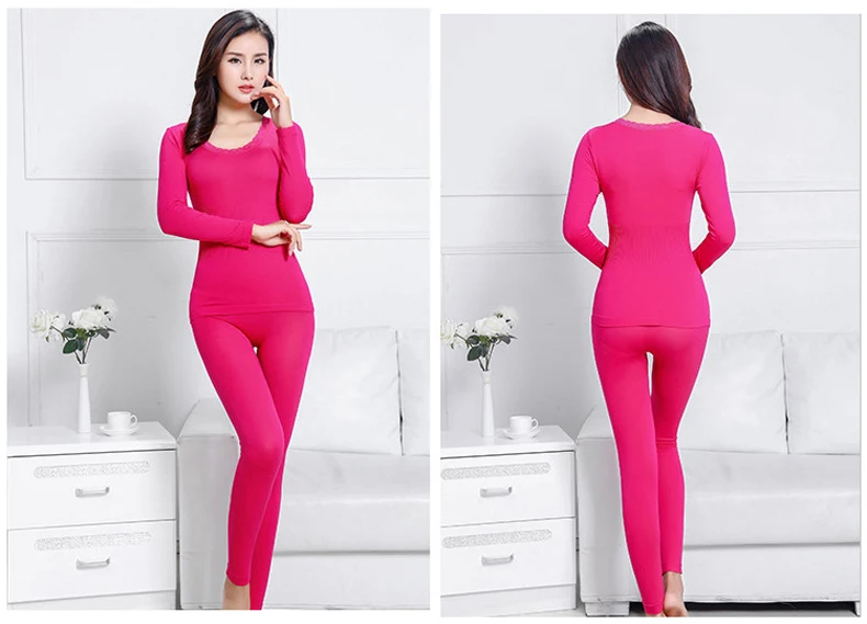 Body Shaped Slim Ladies Thermal Winter Long Johns