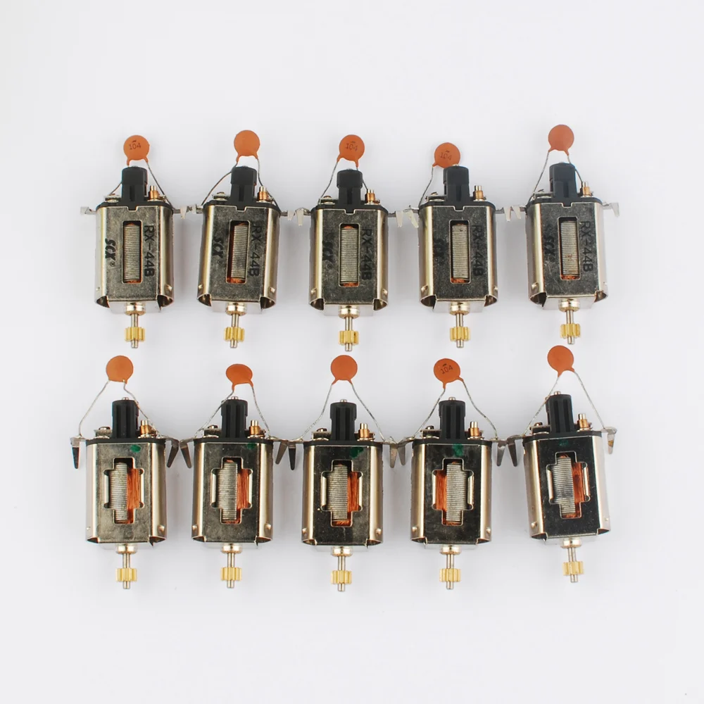 

10pcs RX-44 6-12V 7000-9000 rpm Toy model wireless remote control micro dc motor Shaft length 10mm