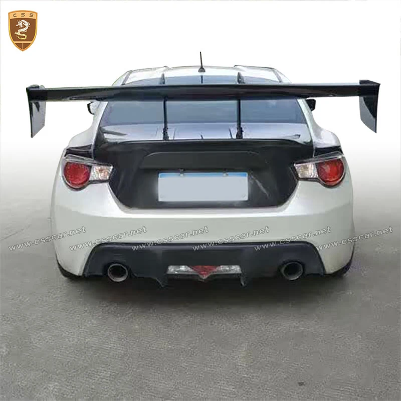 Настоящий спойлер из углеродного волокна GT для Toyota Gt 86 Subaru brz V стиль задний