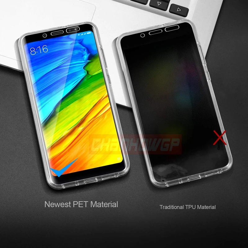 Двойной чехол из ТПУ для Xiaomi Redmi Note 4 4X 5A 5 6 7 Pro силиконовый 6A Plus S2 Go Mi 8 9 A2 Lite A1