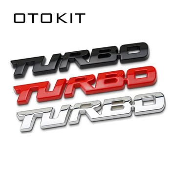 

3D Car Styling Sticker Metal TURBO Emblem Body Rear Tailgate Badge For Ford Focus 2 3 ST RS Fiesta Mondeo Tuga Ecosport Fusion