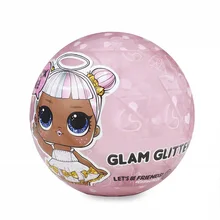 

2018 New lol Dolls Color Egg Glitter Doll Magic Ball Action Figure Kids Toys For Children Christmas Gift