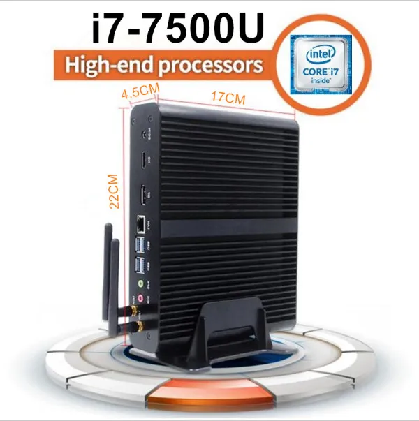 

Core i7 7500u ddr3L eglobal Kaby Lake Mini PC Windows 10 Computer DDR4 Intel HD Graphics 620 Micro PC Minipc 4K mini HTPC nettop